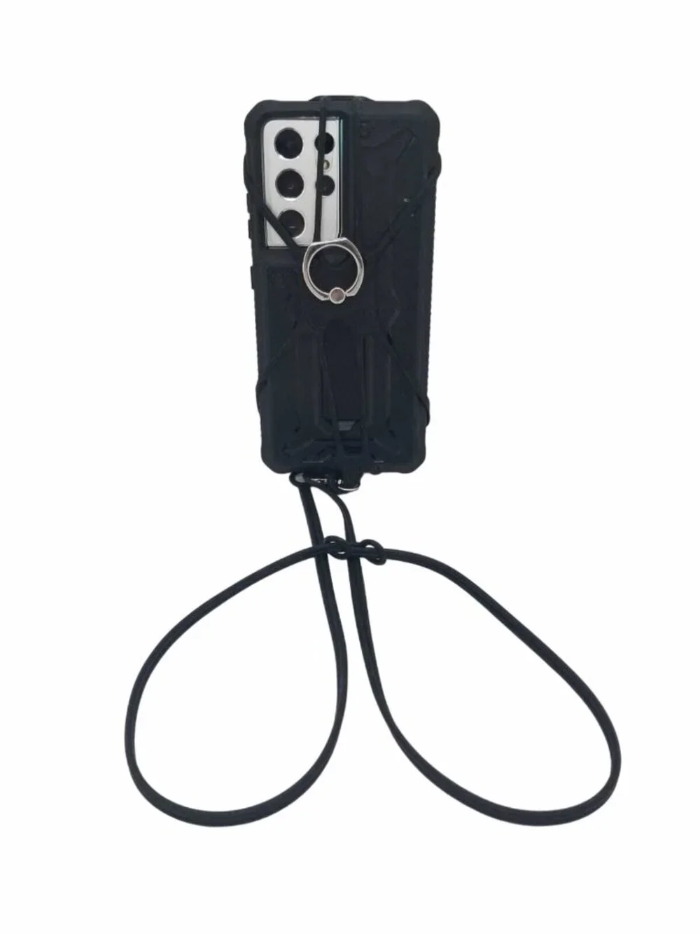 ⭐Cell Phone Lanyard Universal Neck Phone Holder Silicone Cord Holder With Ring